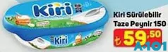 KİRİ SÜRÜLEBİLİR TAZE PEYNİR 150 GR fiyat ve kampanya bilgisi